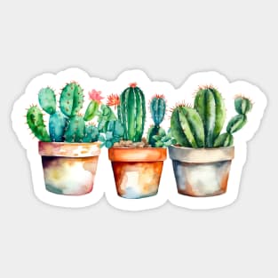 Cactus and Succulents Plant Lover Sticker